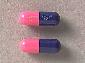 Amoxicillin ( Amoxil ) 250 mg, 500 mg