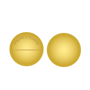 Percodan ( Aspirin / Oxycodone ) 325/4 mg